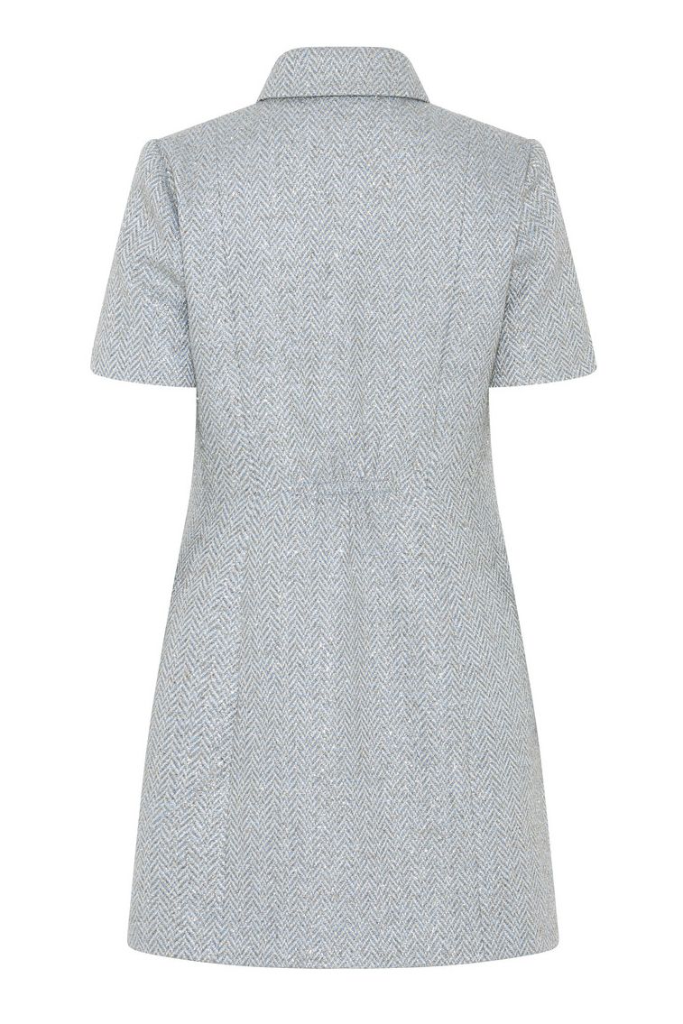 Bruuns Bazaar - Kjole - Cone Zendia dress - Light blue
