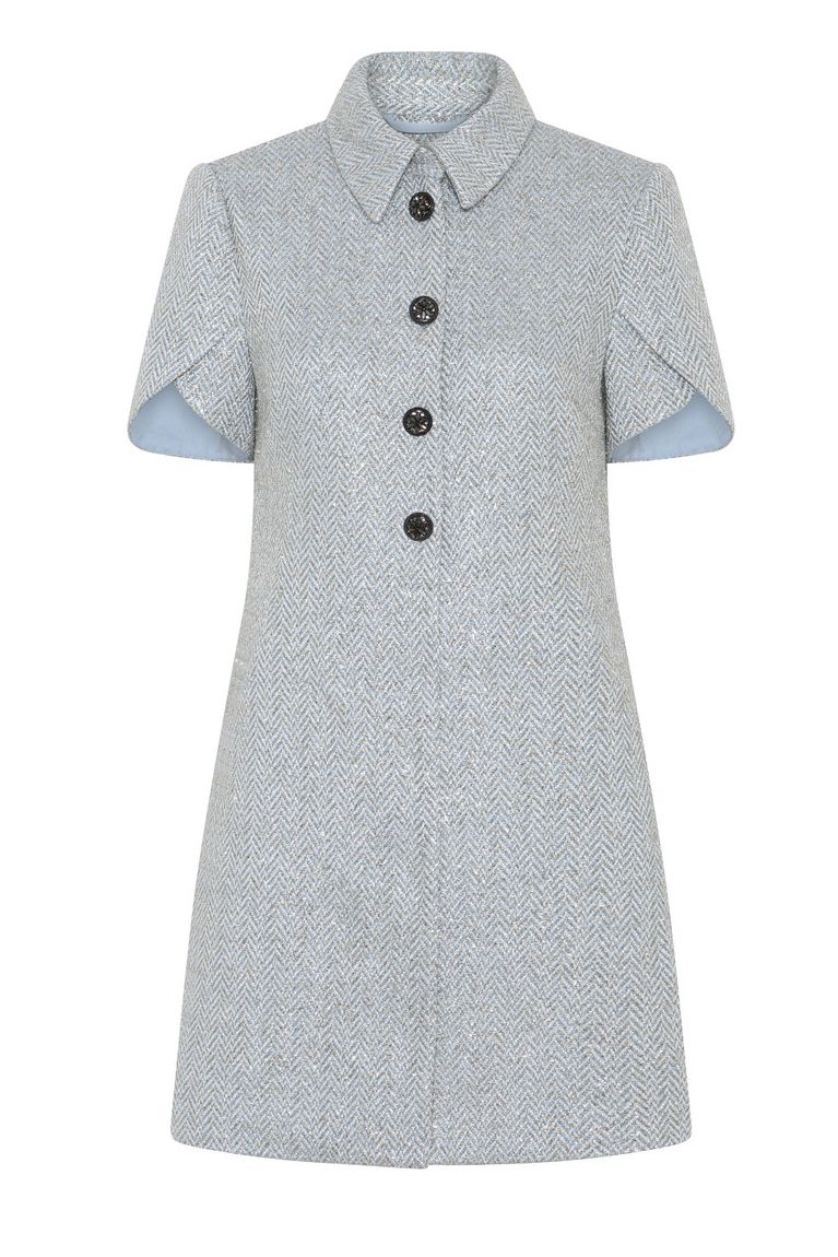 Bruuns Bazaar - Kjole - Cone Zendia dress - Light blue