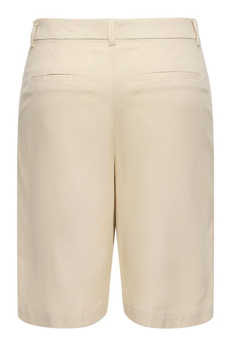 JDY - Shorts - Naomi Linen MW Bermuda Shorts - Wheat (Levering midt april)