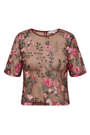A-View Fuschia blouse 373 Bordeaux/Rose
