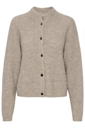 Gestuz AlphaGZ short cardigan NOOS Warm Sand Melange