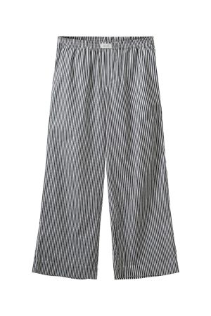 H2O Bukser Rønne Essential Pajamas Pants Black/White Stripe