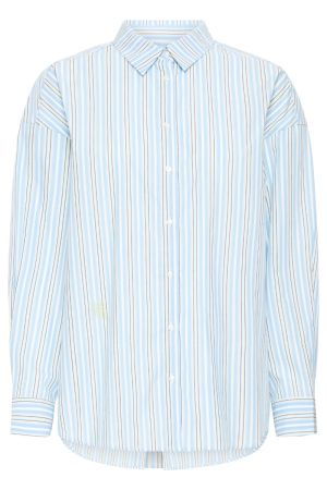 Ichi IHSAMIA SH POWDER BLUE STRIPE