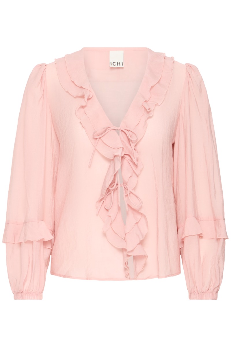 Ichi Bluse Mille Ls Rosewater Levering Slut August