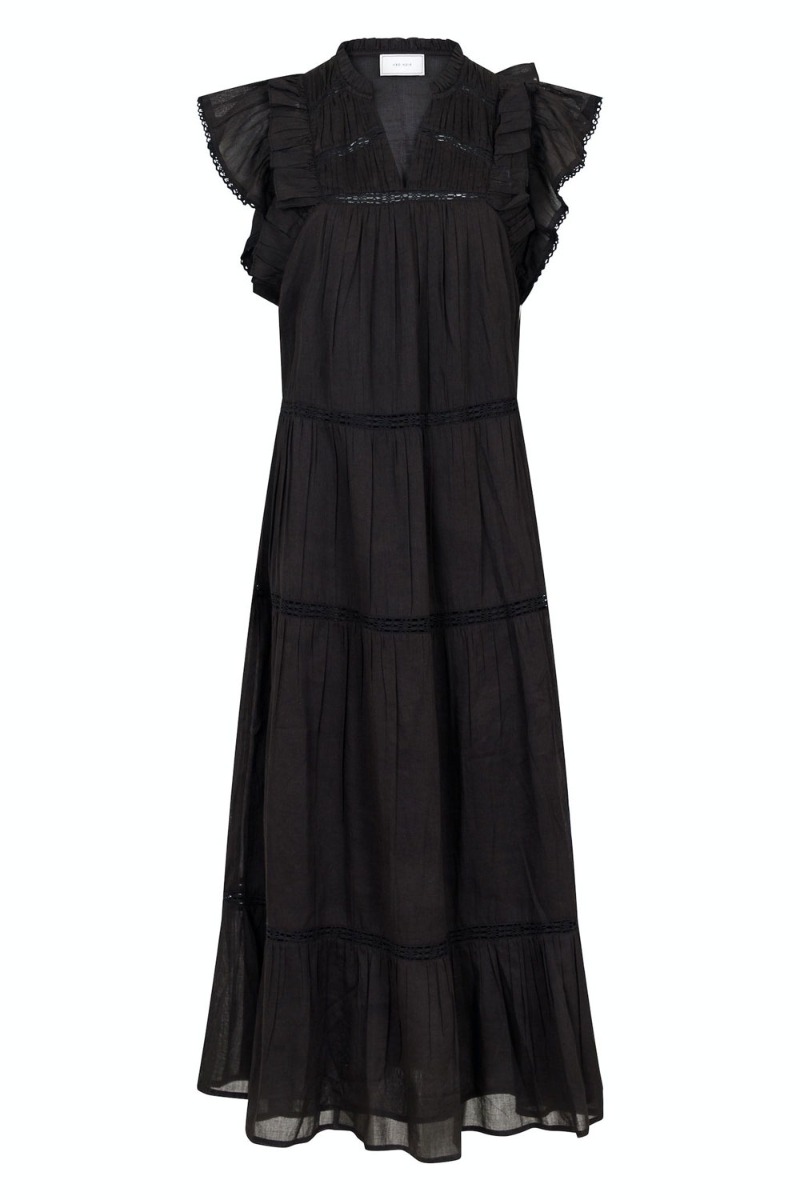 6: Neo Noir - Kjole - Ankita S Voile Dress - Black (Levering i april)