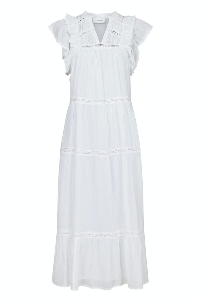 Neo Noir - Kjole - Ankita S Voile Dress - White (Levering i april)