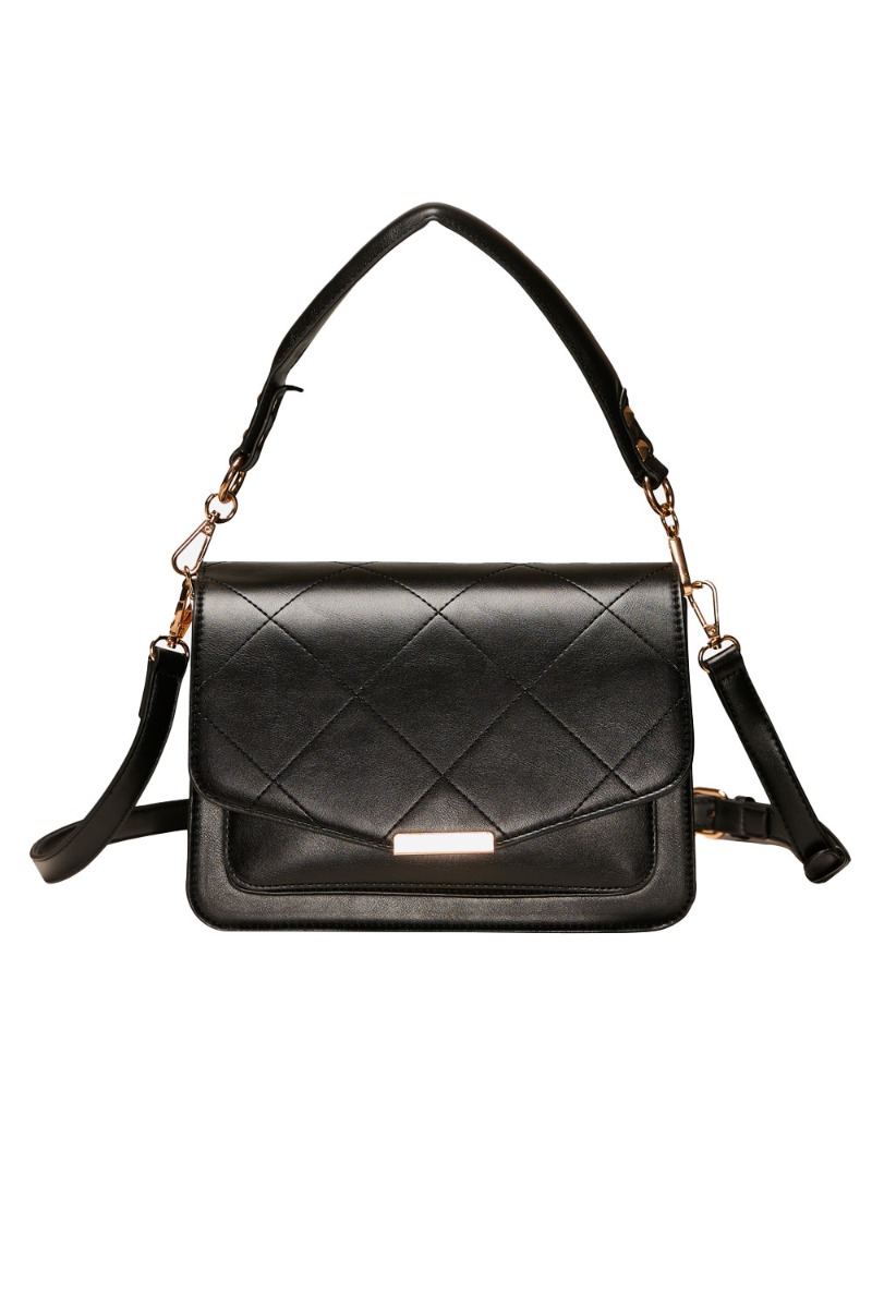 10: Noella - Taske - Blanca Multi Compartment Bag - Black Leather Look