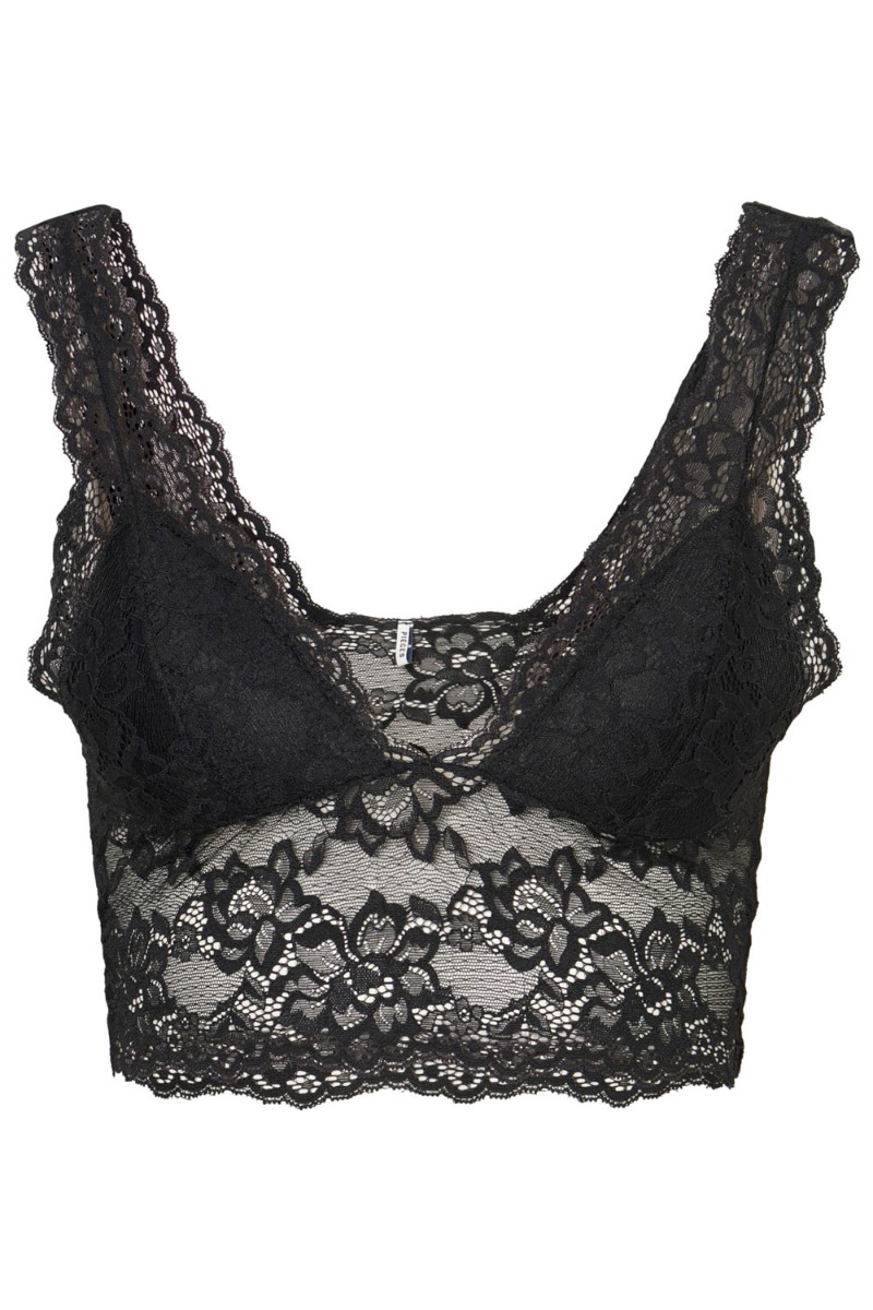 6: â¤ï¸ Pieces - BH - PC Lina Lace Bra Top - Black