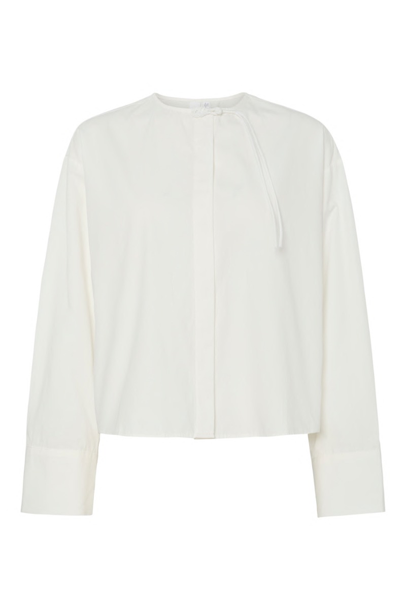 Skjorte Lea Short Shirt Star White