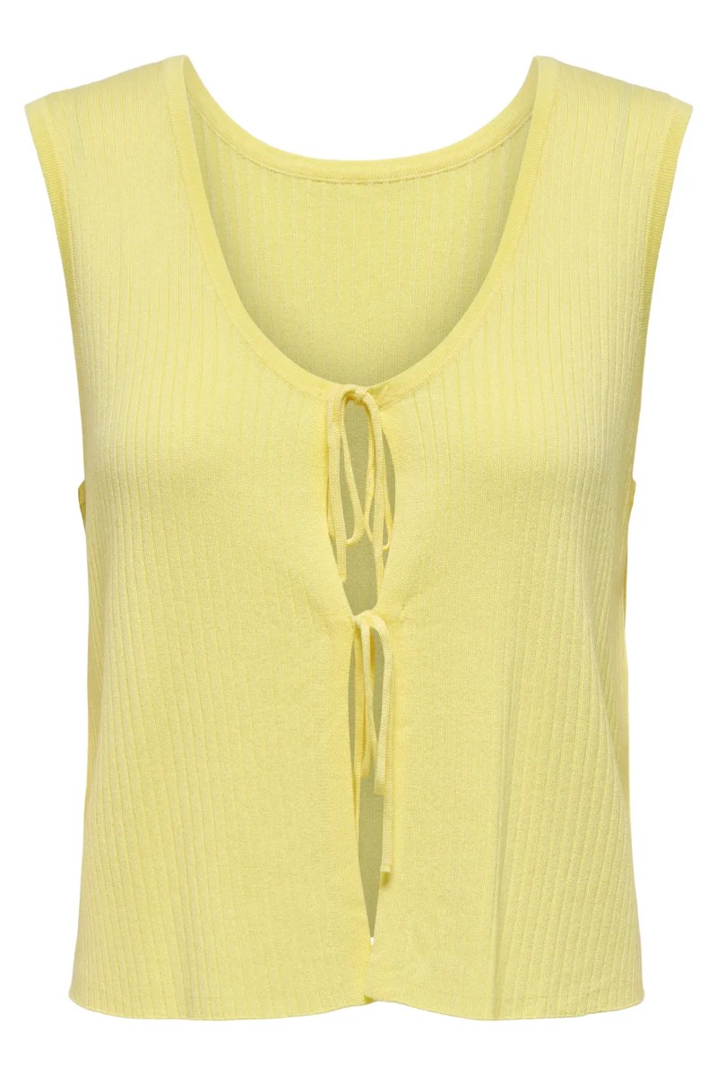 Jdy Top Alexandra Reversible Tie Top French Vanilla