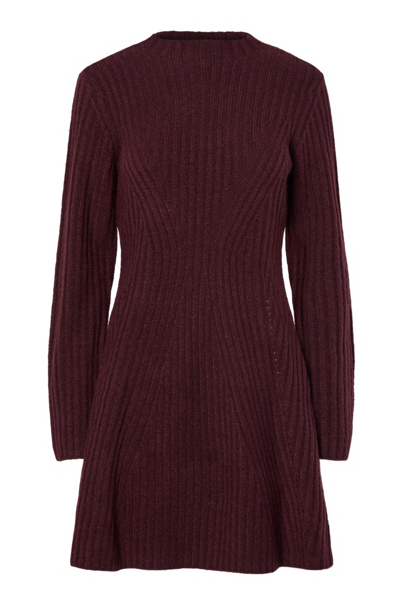 Y.A.S - Kjole - Dolly Knit Dress - Port Royale (Levering midt september)